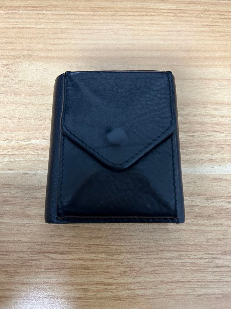 Hender scheme trifold wallet black 極美品