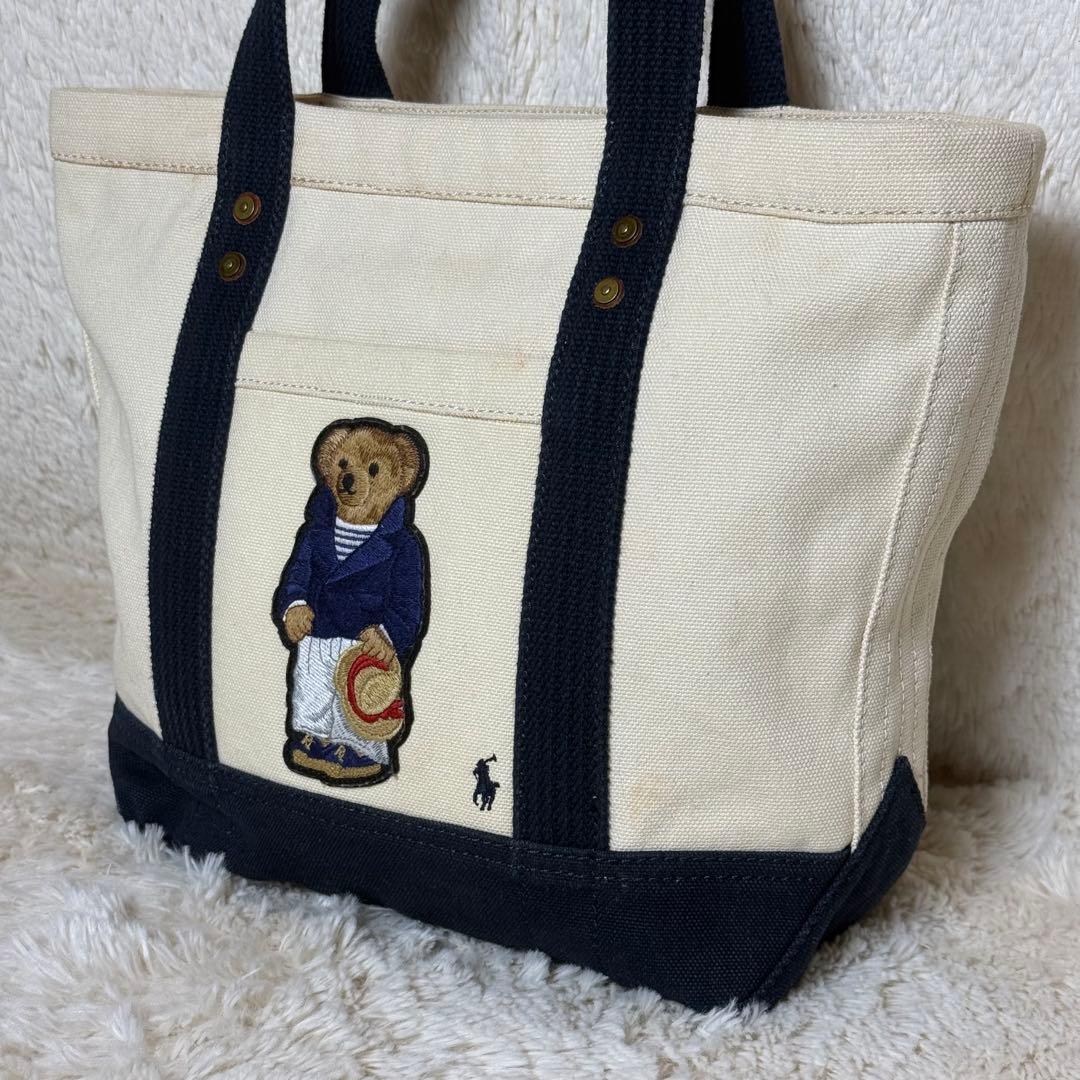 ポロ ラルフローレン ポロベア キャンバス トートバッグ スモール