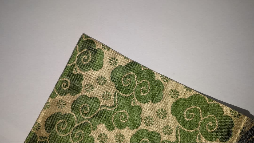 袋師土田友湖帛紗　千家十職　即中斎好　雲紹巴『香雲服紗』　表千家不審菴出袱紗