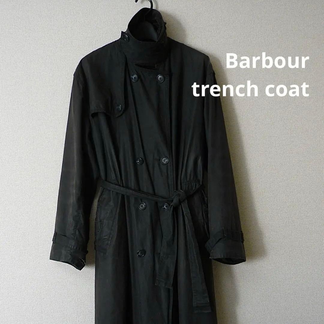 【Barbour】希少 バブアー トレンチコート 90s 80s丈長め