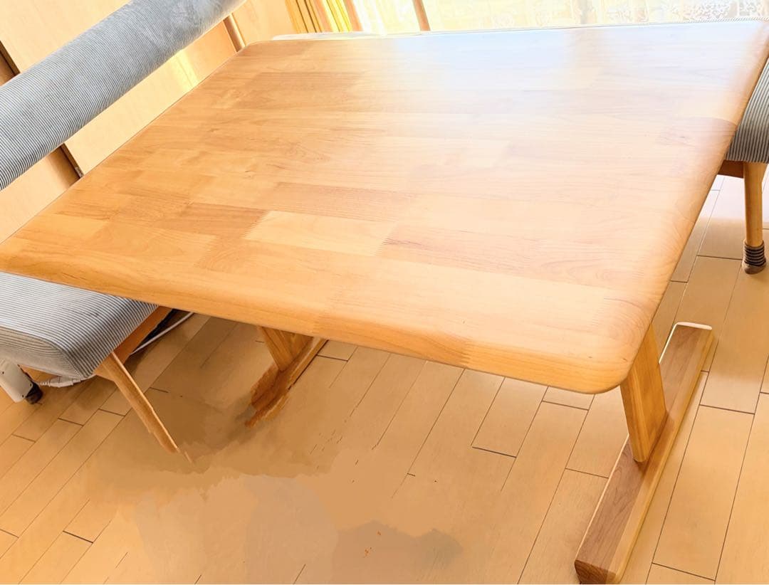 【美品】Rainy レイニー④ リビングダイニングテーブル 収納付
