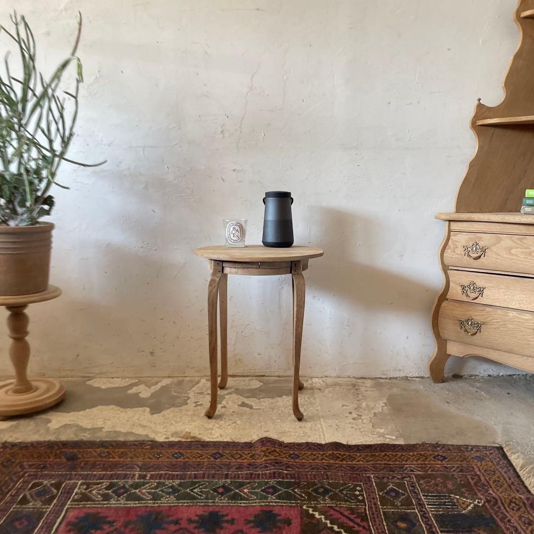 モモビンテージ サイドテーブル　フラワースタンド　花台　剥離