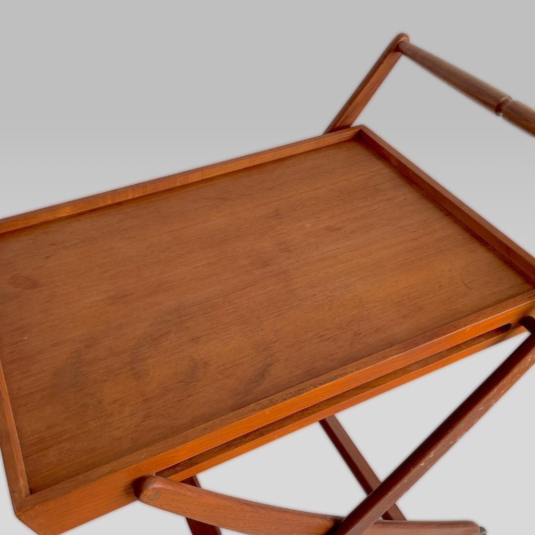 60s デンマーク製【Svend Aage Madsen】チーク トロリーワゴン