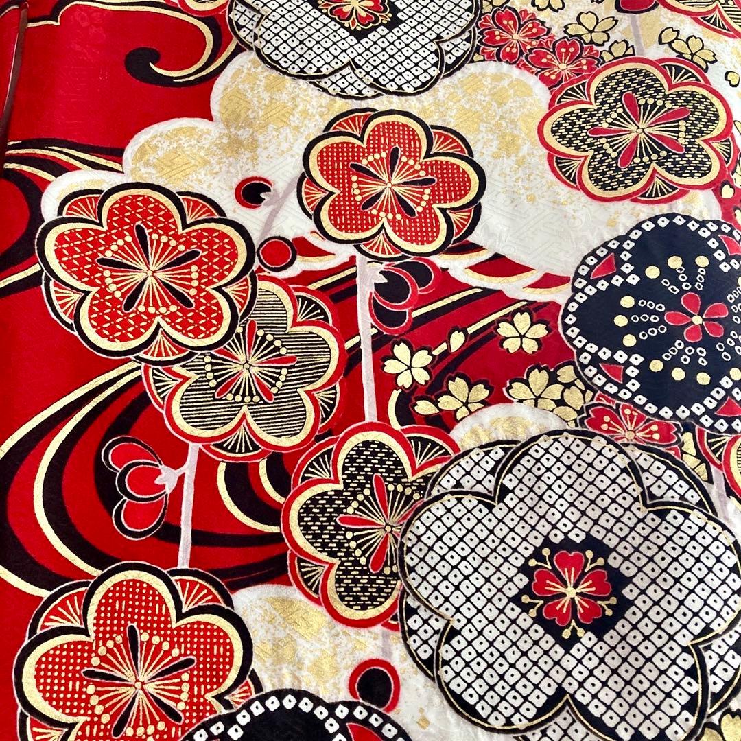 ★™️ 身丈170 赤 振袖4点セット‼️お振袖セット‼️ NO109 フルセット