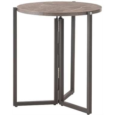 メーカー直送】東谷 GDT-10MB フォールディングラウンドテーブル ブラウン