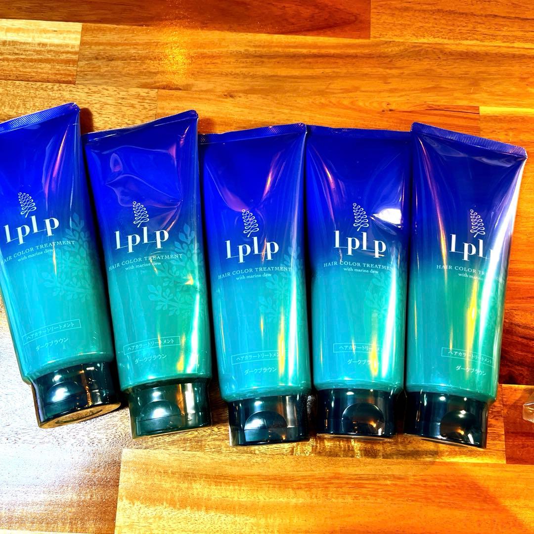 【新品未使用】LPLP カラートリートメント 5本セット　ダークブラウン　説明書
