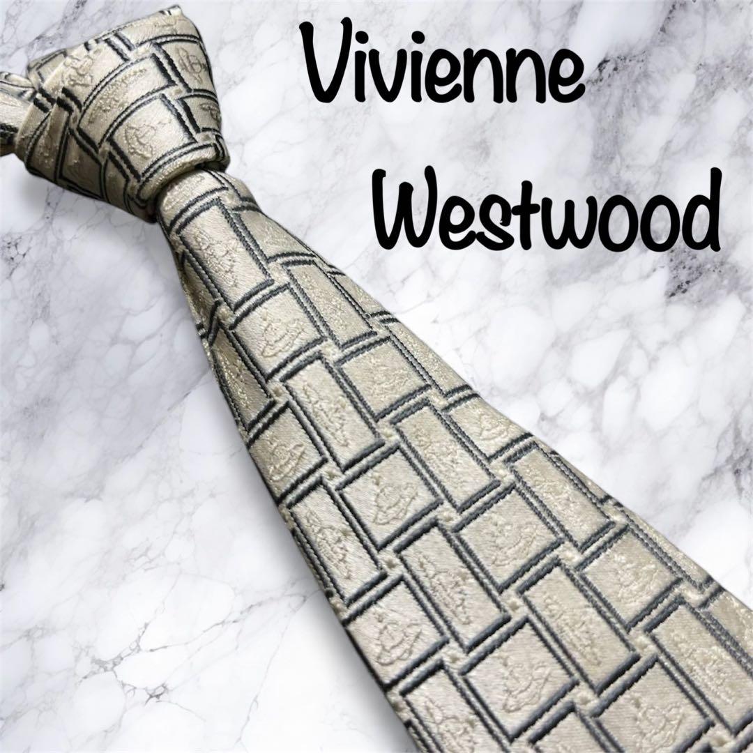 Vivienne Westwood 幾何学模様 ネクタイ オーブ