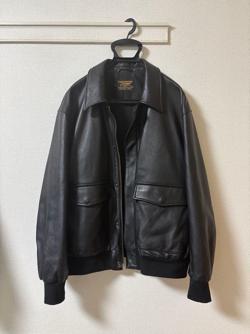 SKOOKUM 黒レザージャケット
