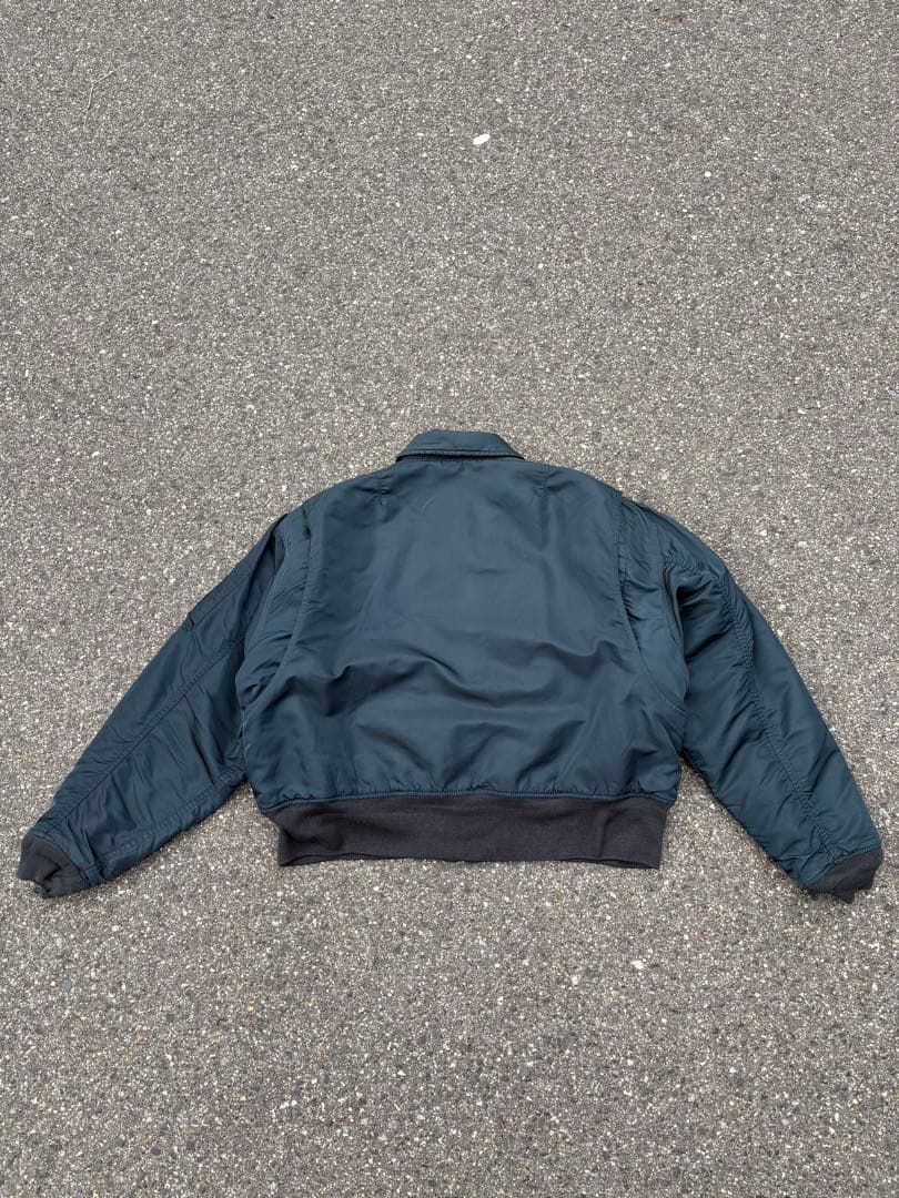 90s Schott CWU-R フライトジャケット ma-1 ダークグリーン