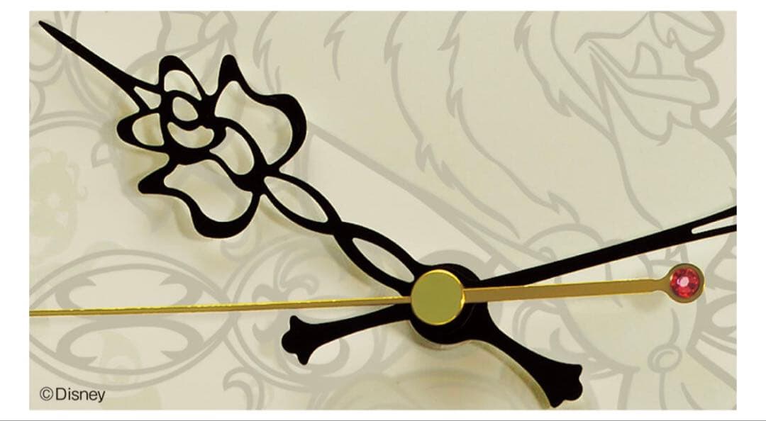 セイコークロック　ディズニー掛時計　美女と野獣 FS516L 電波掛時計