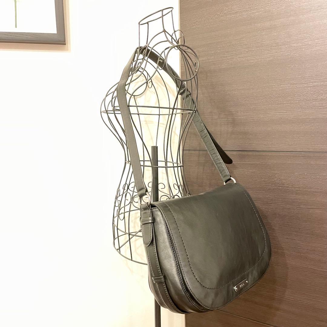 美品★ RALPH LAUREN ラルフローレン　ショルダーバッグ　ブラック
