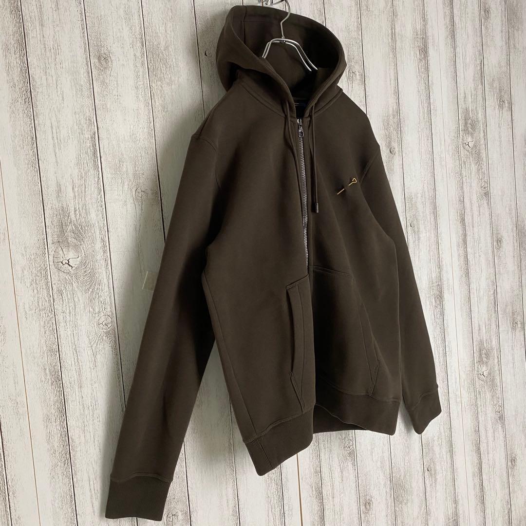 【美品☆即完売】ルイヴィトン フルジップパーカー ダブルフェイス ブラウン M