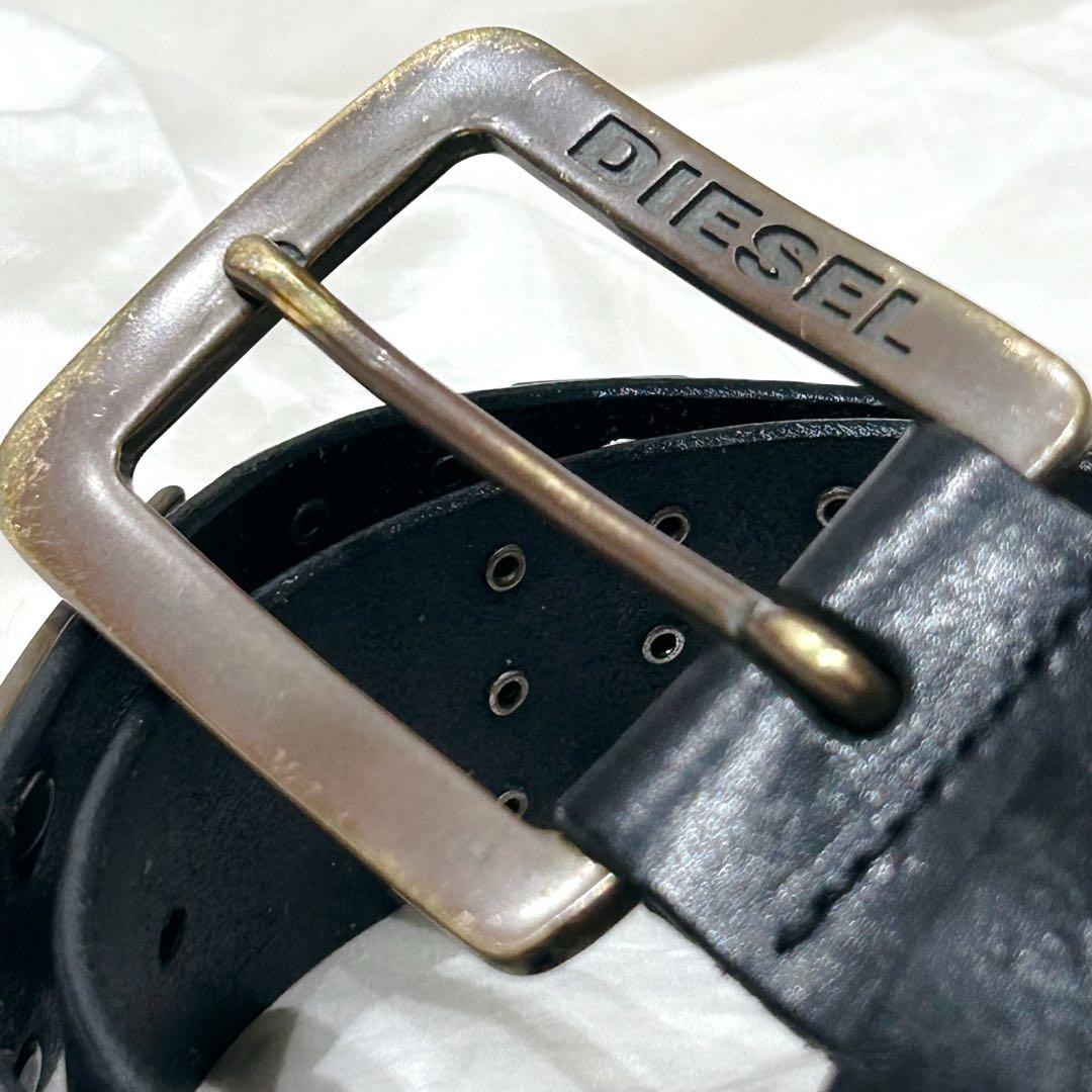 vintage diesel studs belt y2k 00’s
