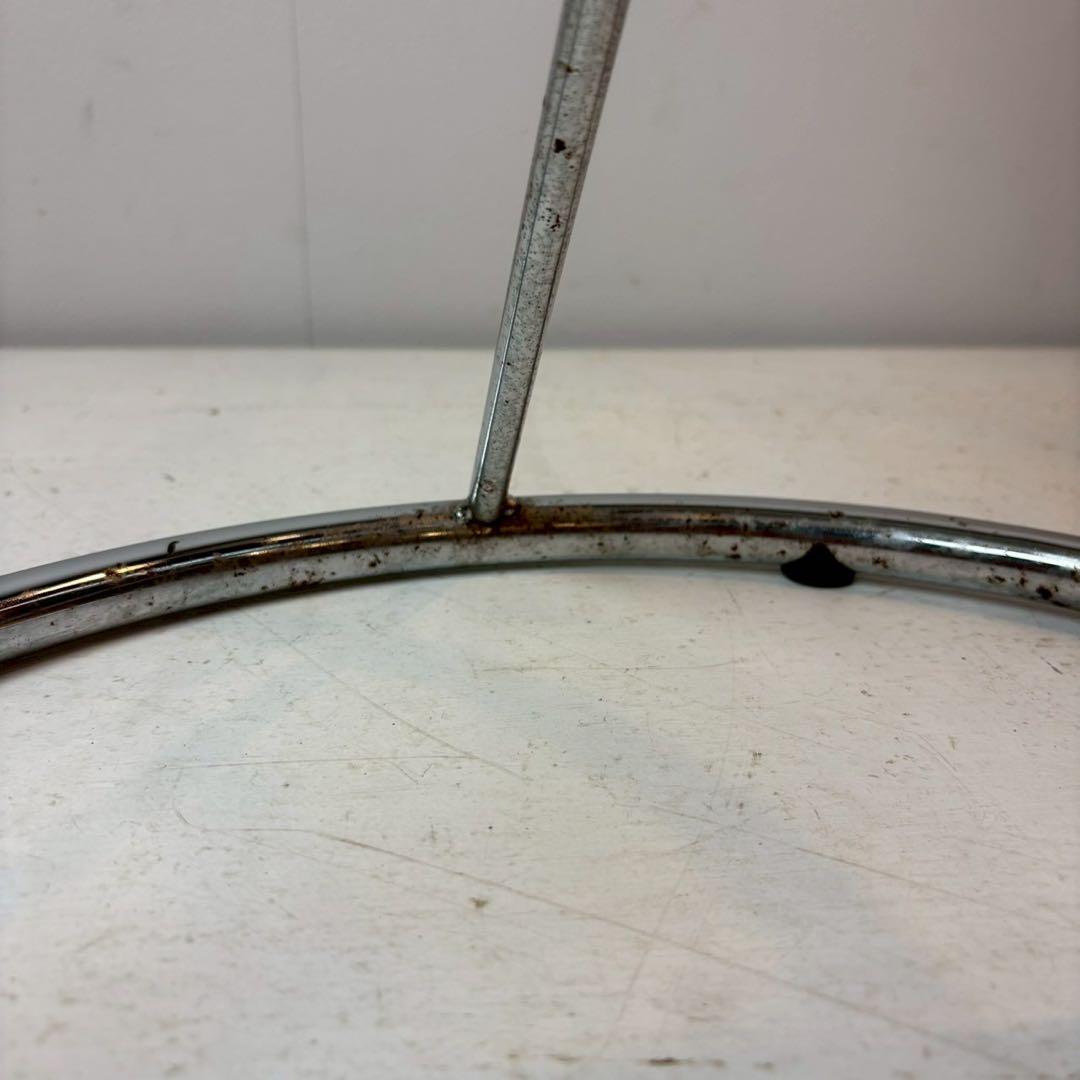 カウンターチェア スタンド椅子 バーチェア 昇降式　ホワイト　ミッドセンチュリー