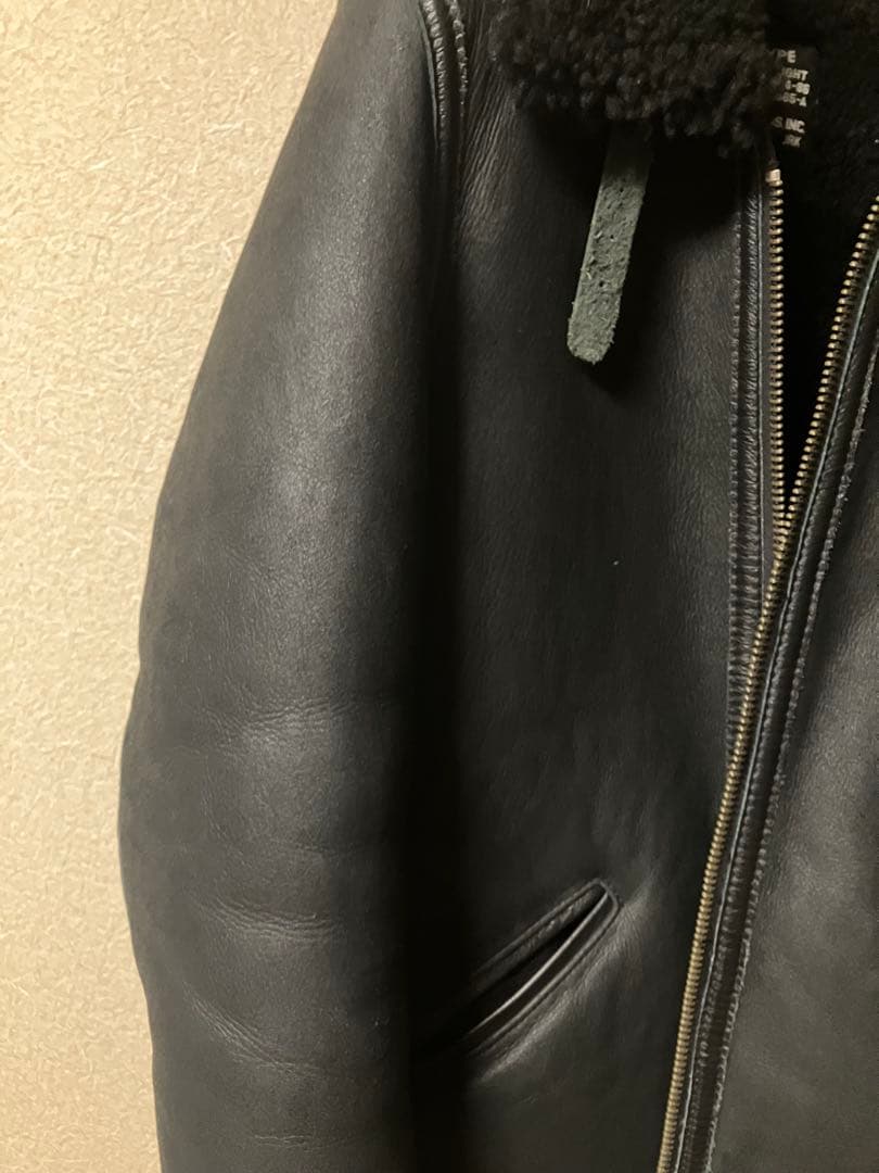 ショット×ロンハーマン　B6 ブラック　ムートン