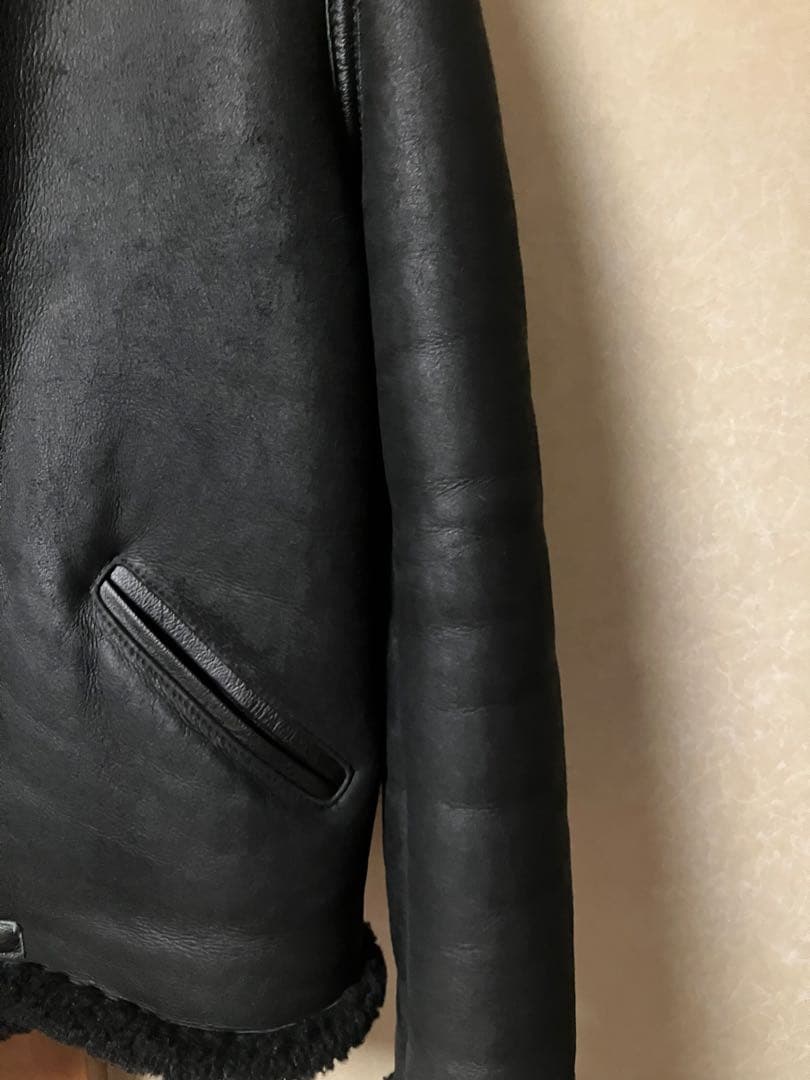 ショット×ロンハーマン　B6 ブラック　ムートン