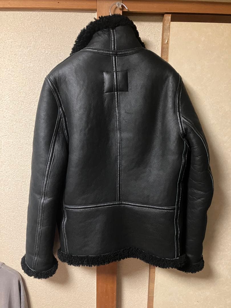 ショット×ロンハーマン　B6 ブラック　ムートン