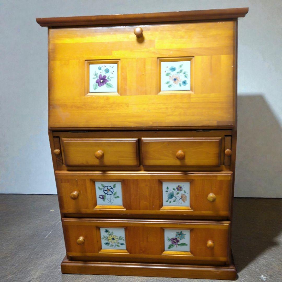 【希少/入手困難】アクタス スペイン製 ライティングビューロー デスク タイル