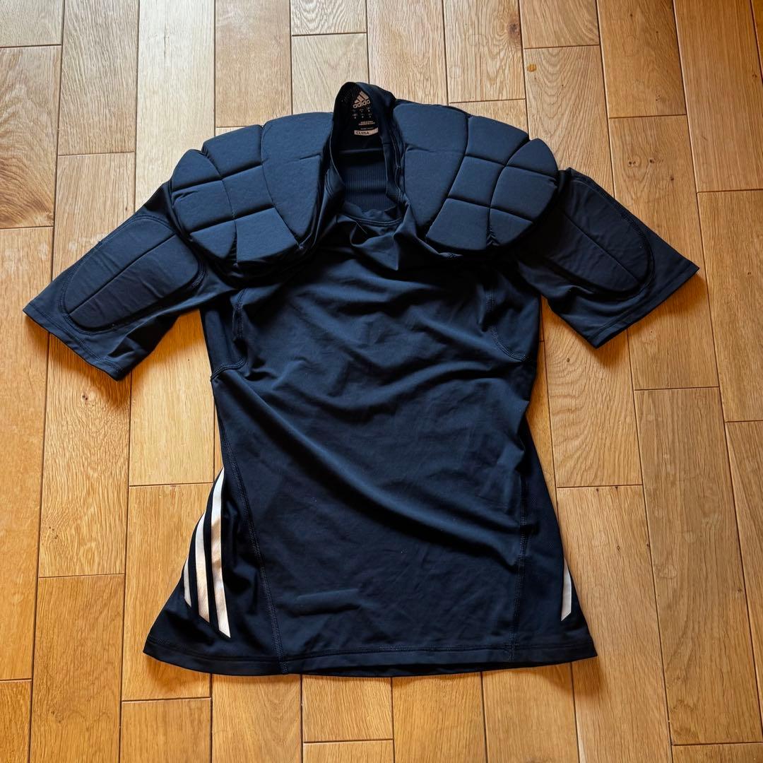 adidas CLIMA 365 ショルダーパッド　シャツ M 黒