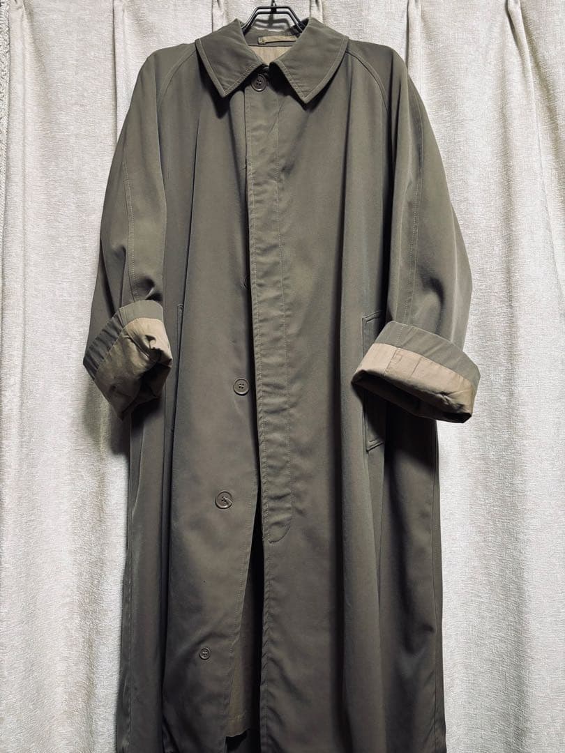 60s イギリス軍 レインコート ウールギャバジン ユーロヴィンテージ ラグラン