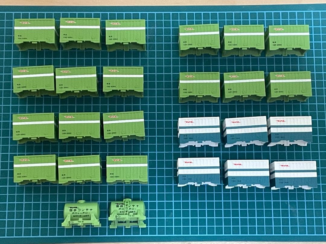 TOMIX コキ10000系×12両 ＋ 国鉄コンテナ各種