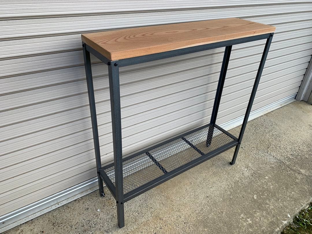 アイアン製ラック/飾り棚/インダストリアル/コンソールテーブル/1点物