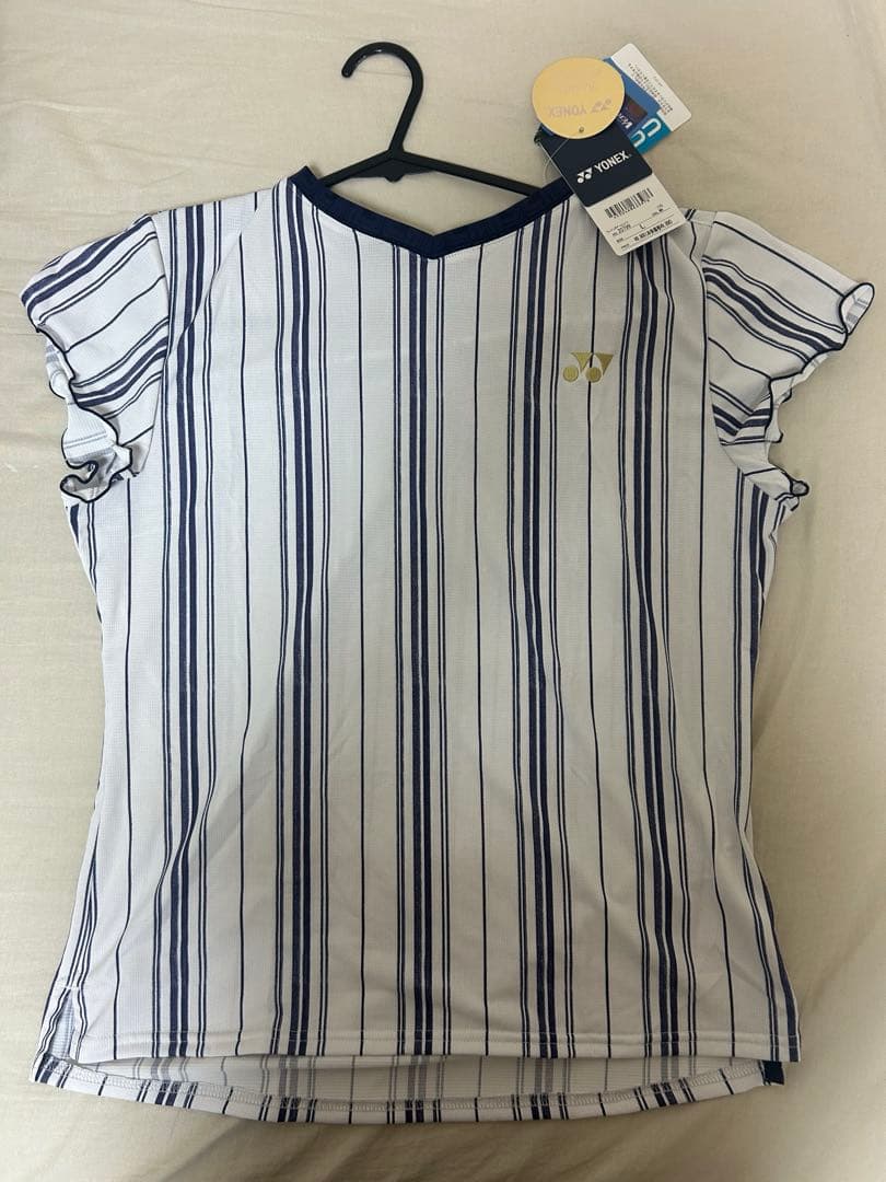 YONEX ストライプ TシャツL スカートM セット新品未使用