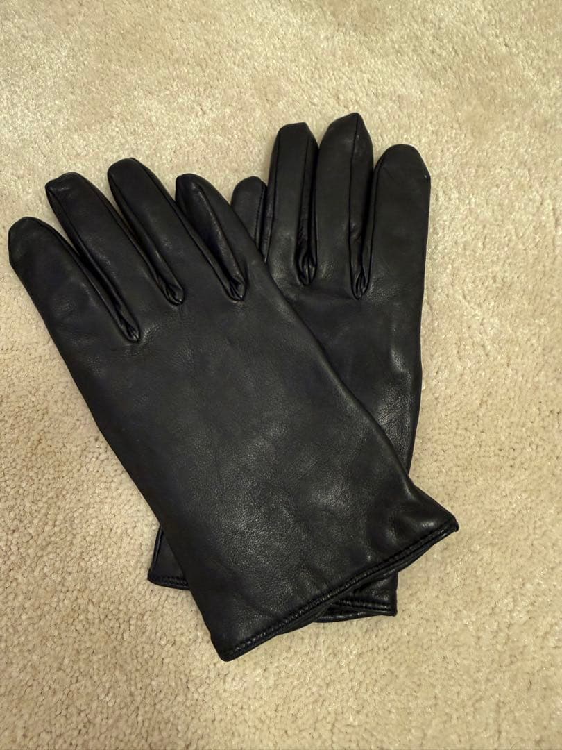 DENTS デンツ　羊革手袋 黒