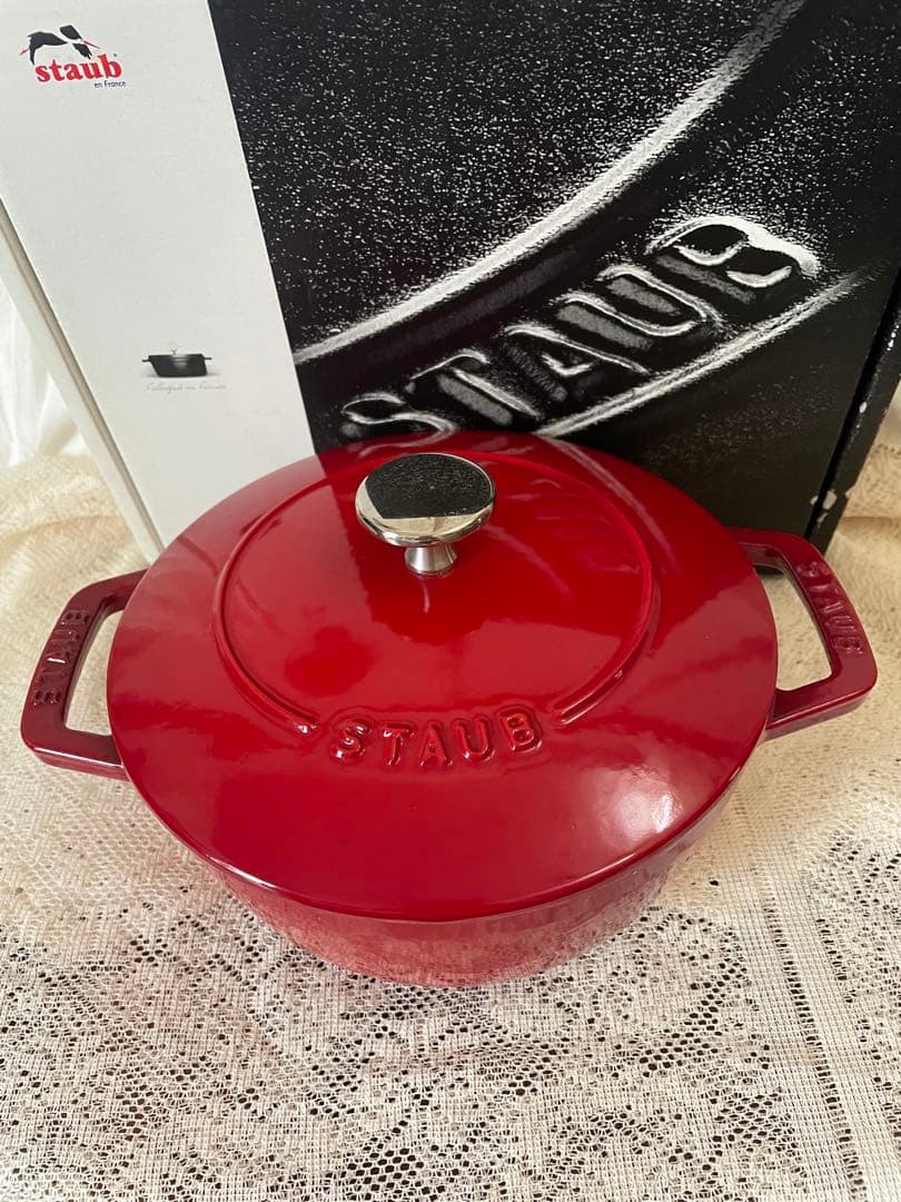 STAUB ストウブ　Wa-NABE M 18cm チェリー