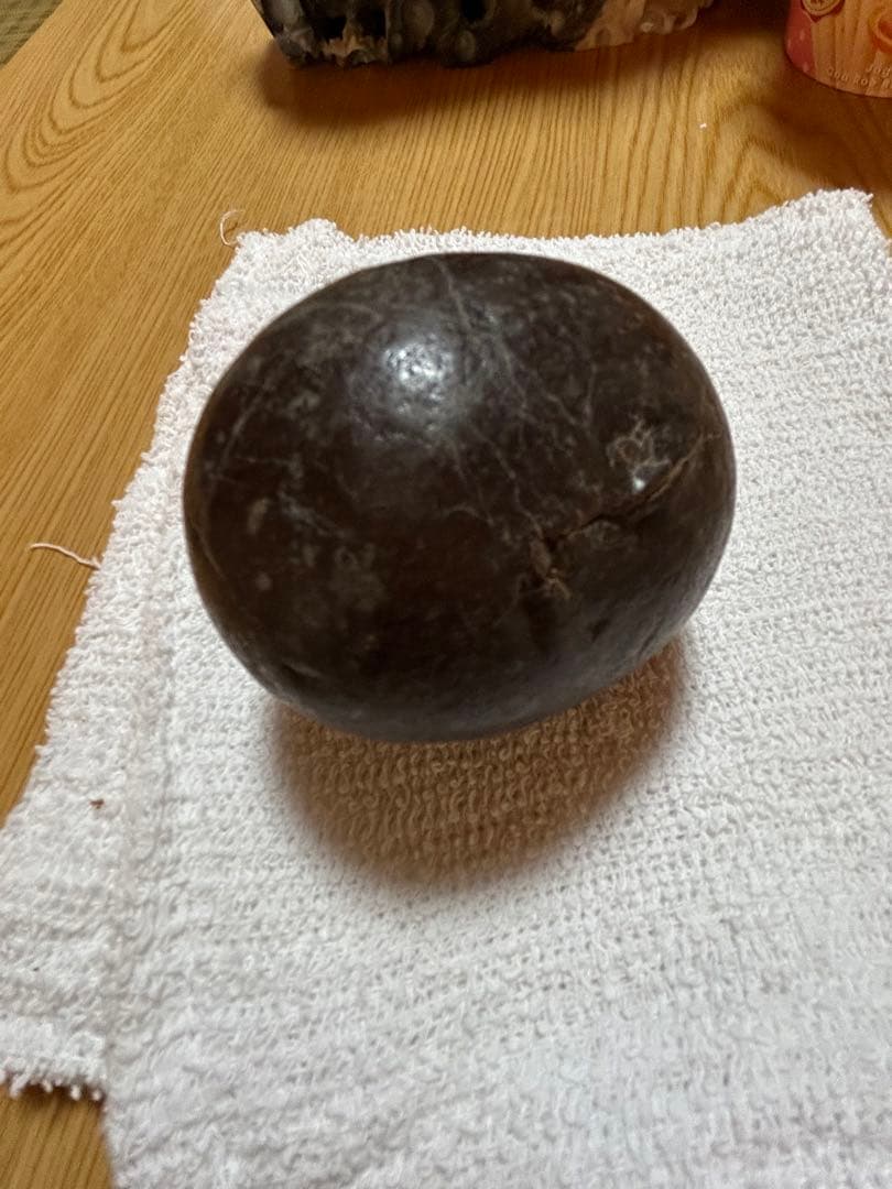 牛の毛玉　縁起物