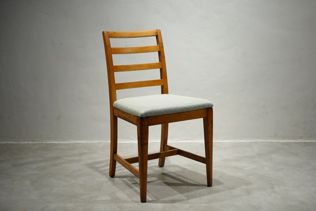 イギリス　ビンテージ　60s ラダーバックチェア　椅子　古木　北欧