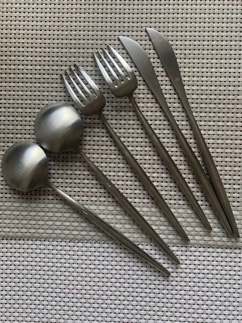 クチポール ディナー ナイフ ホーク スプーン 2セット