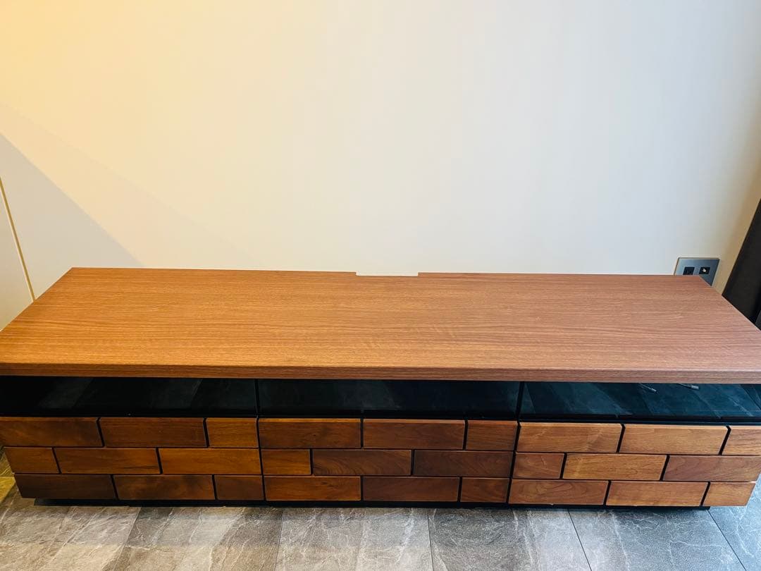 ニトリ テレビ台 ローボード(ブロリックMBR) 150cm