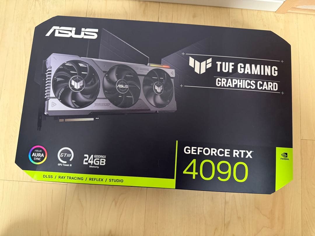 グラフィックボード・グラボ・ビデオカード ASUS TUF GeForce RTX 4090 24GB GDDR6X