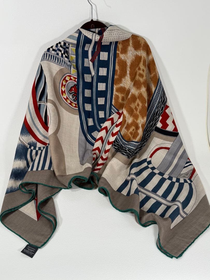 専用　　美品！　エルメス　2023AW カレジュアン　140 空想の鞍　グリーン