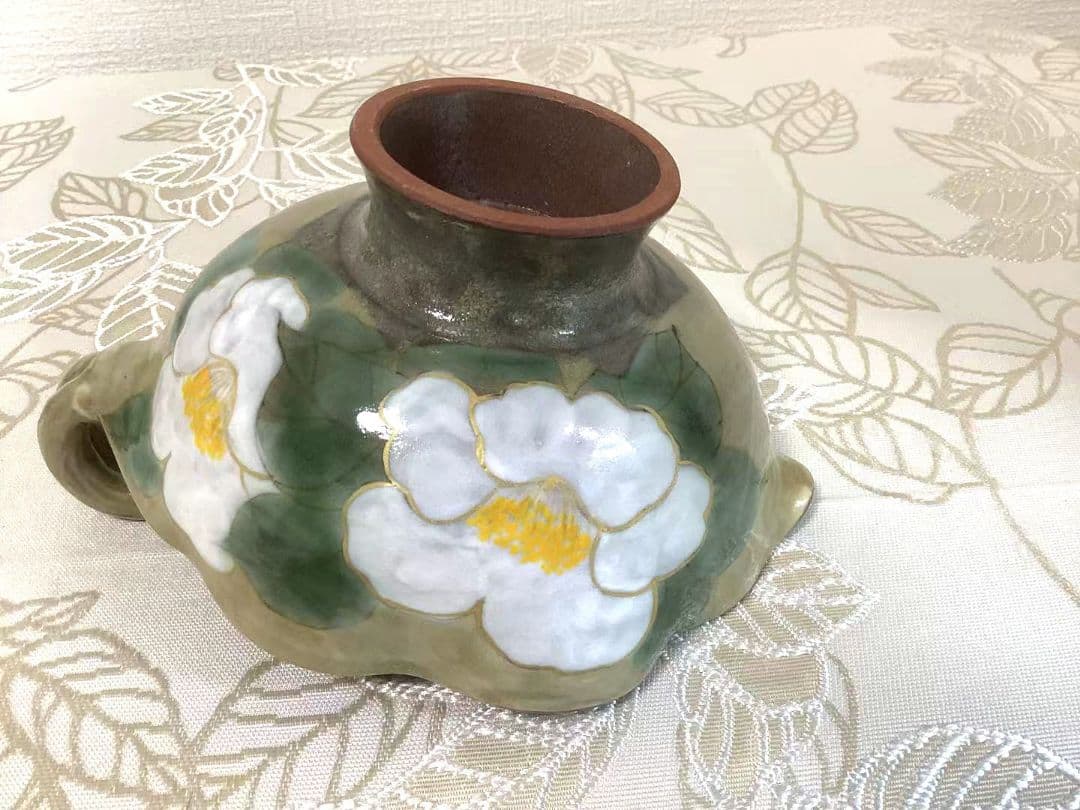 清水 陶あん 色絵付けプレートと鉢のセット