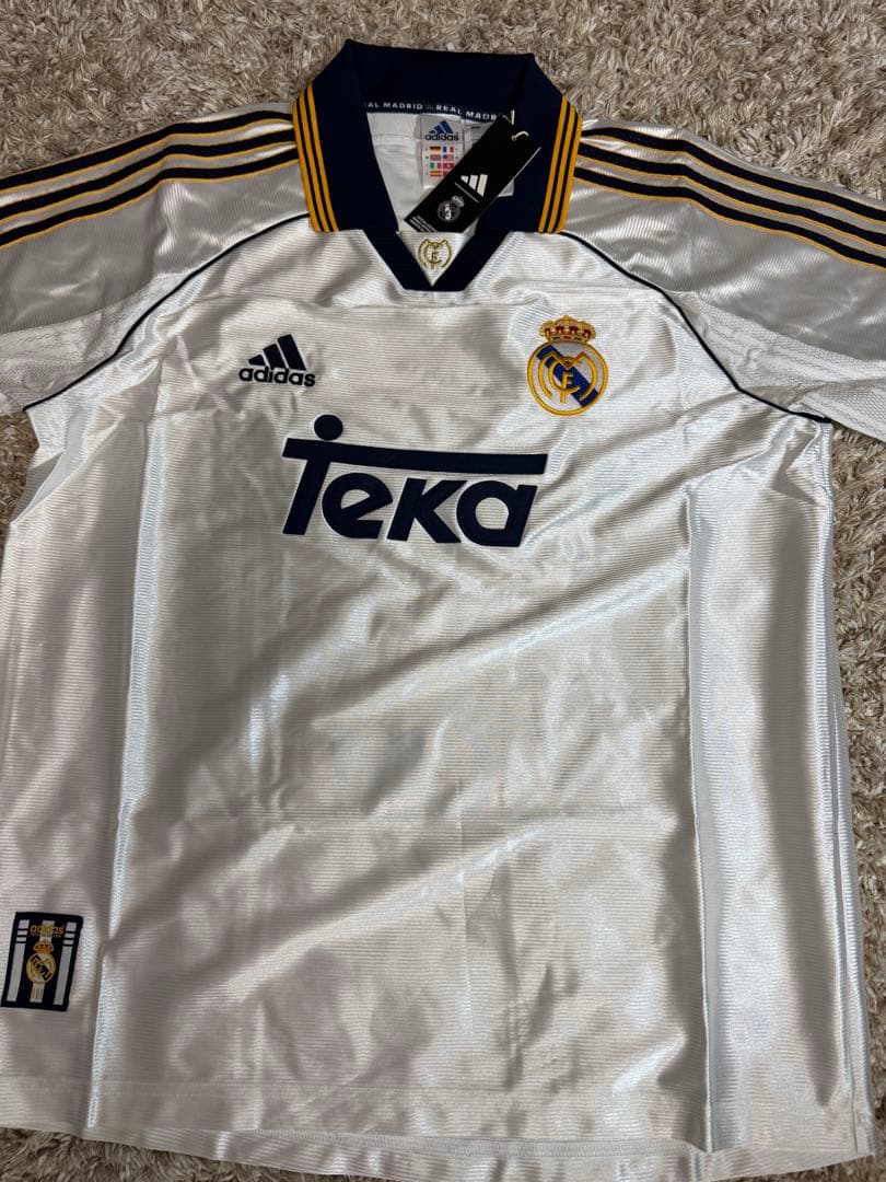 正規品新品未使用 レアルマドリード 復刻版 99/00 レプリカユニホーム XL