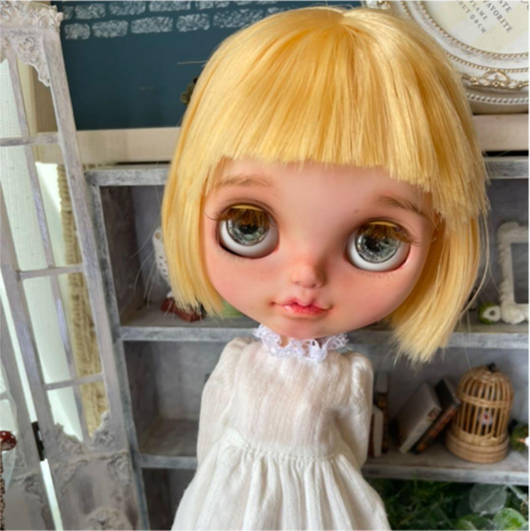 shino.doll♪No.357♪カスタム アイシードール♪金髪おかっぱちゃん