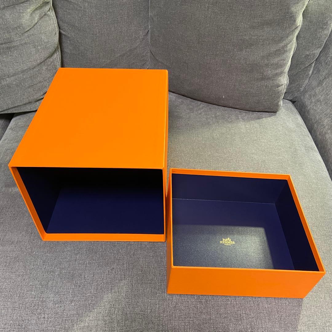 エルメス ピコタンpm 希少　ブルーボックス　空箱　ネイビーボックス