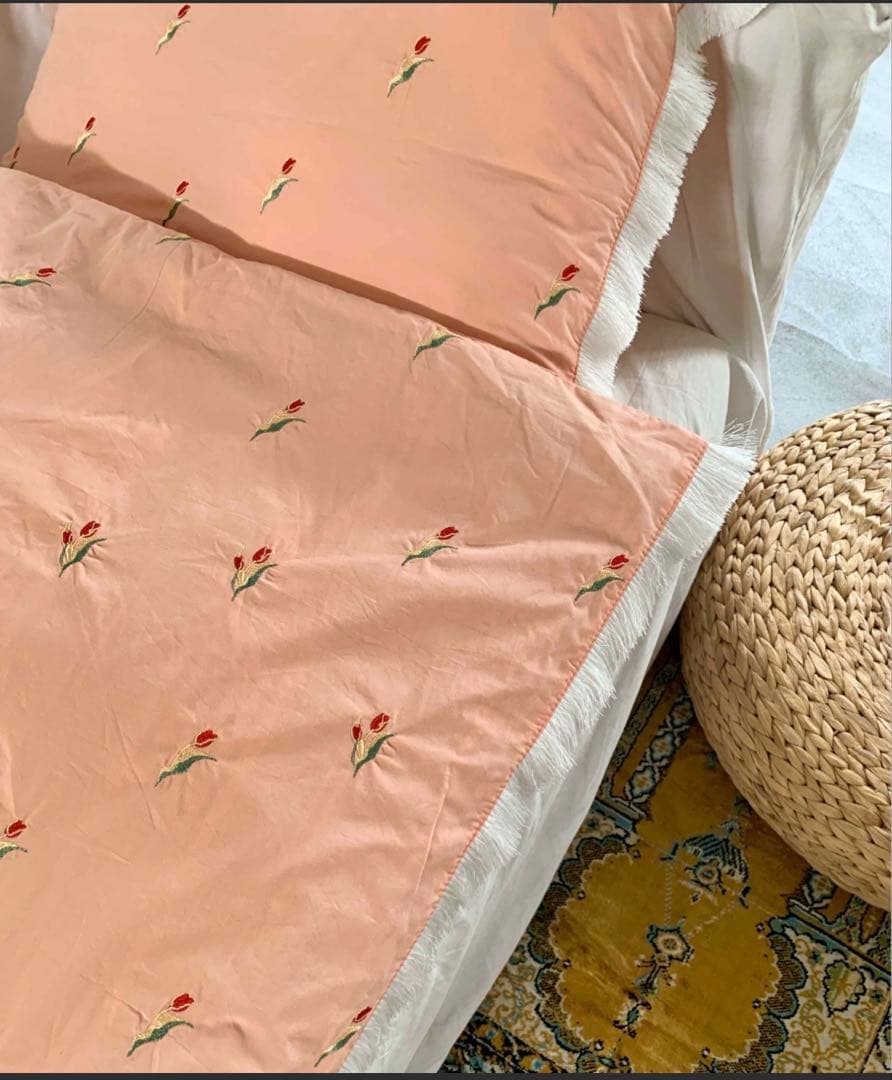 （キャセリーニホーム）チューリップ掛け布団カバー