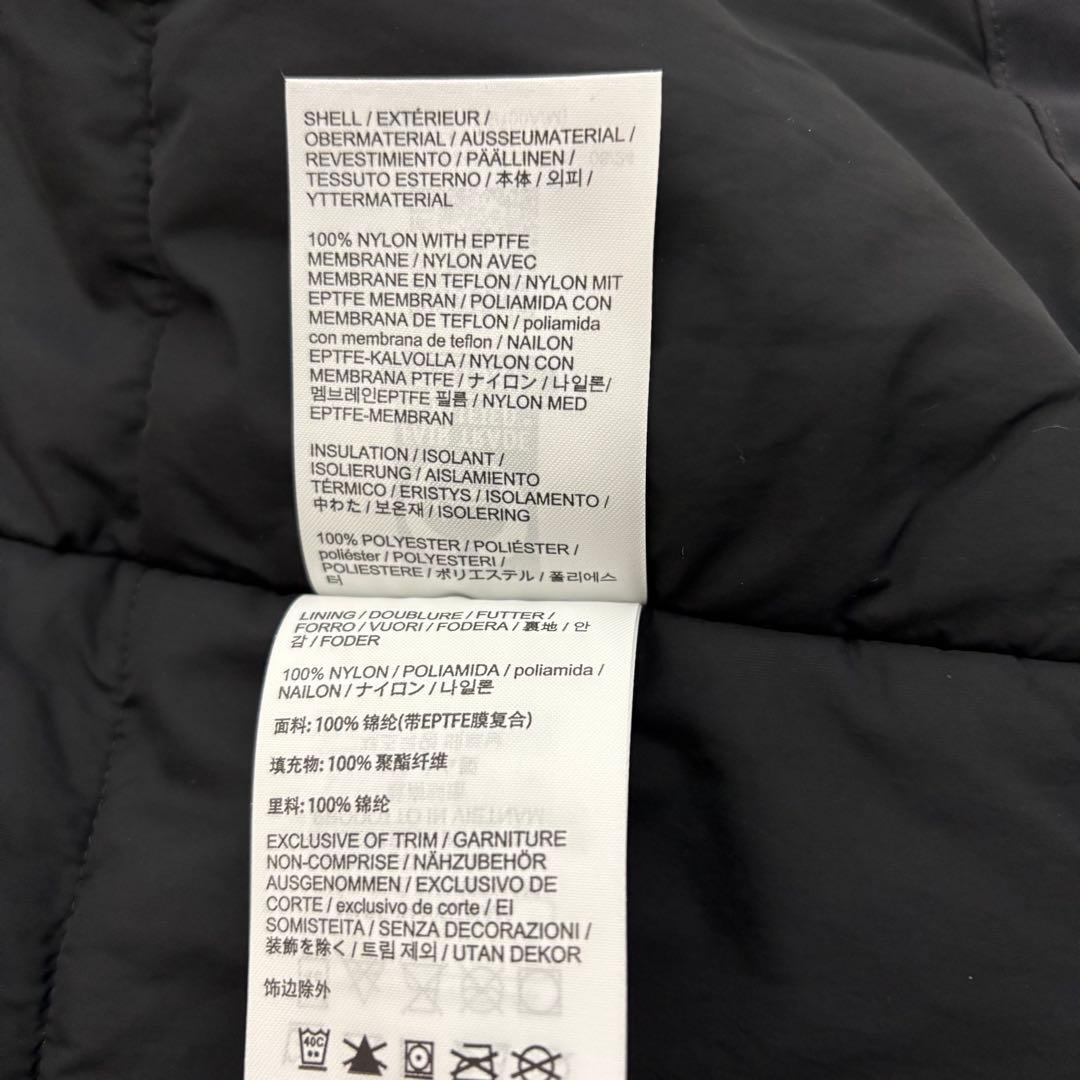 定価12万超え 展示品【アークテリクス】レイルパーカー M 黒 GORE-TEX