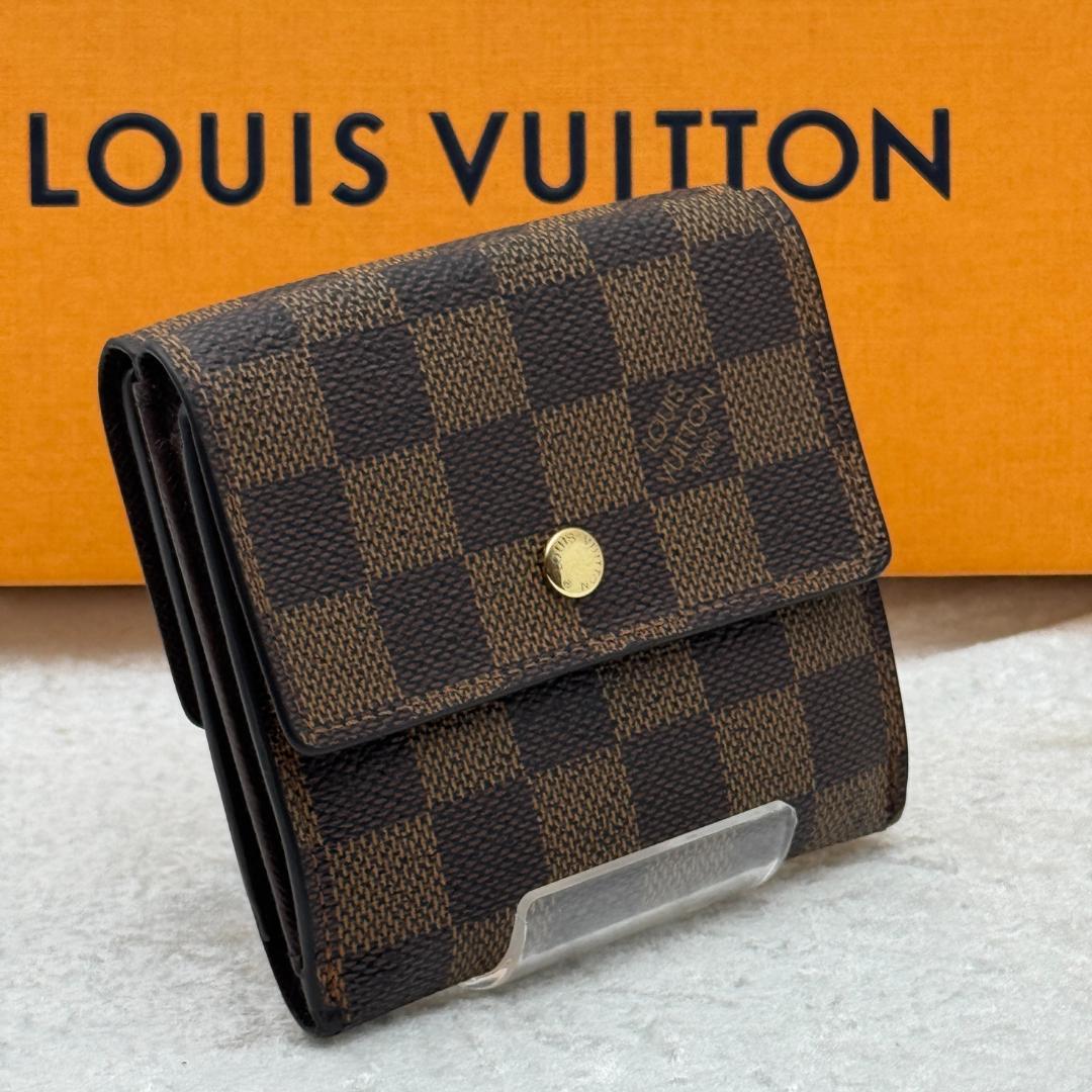 ルイヴィトン ダミエ ポルトフォイユ エリーズ Wホック 財布
