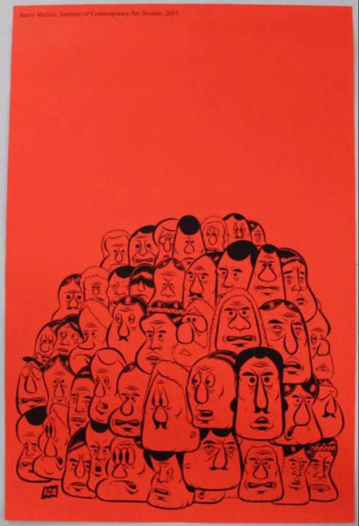 レア BARRY MCGEE 大判両面 ポスター バリー・マッギー