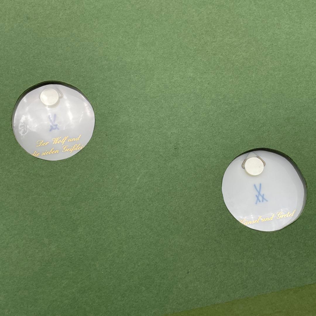 マイセン Meissen  グリム童話　額入り壁掛け飾り皿6枚