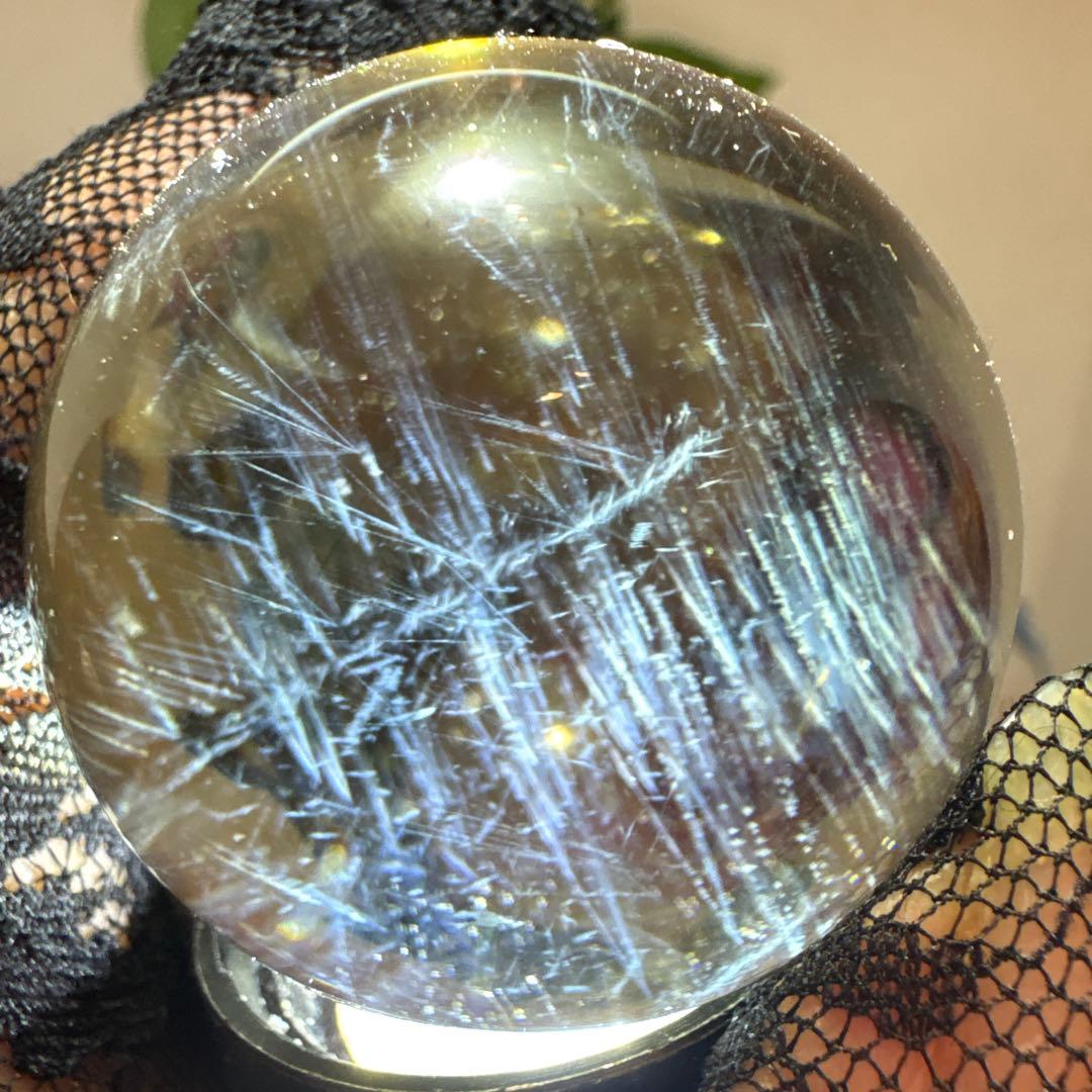 高品質 ブルーエンジェルラダー♡無垢スモーキーシトリンスフィアNo.2456