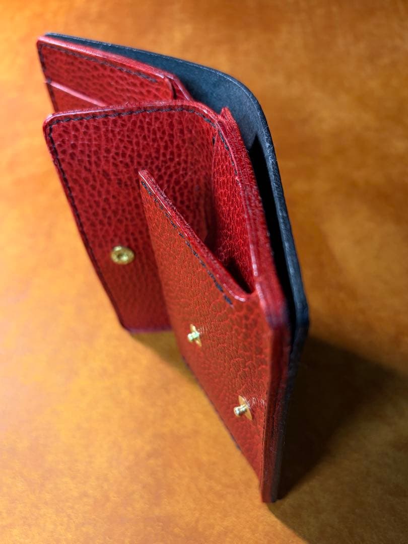 イタリアンレザードラーロ二つ折り財布