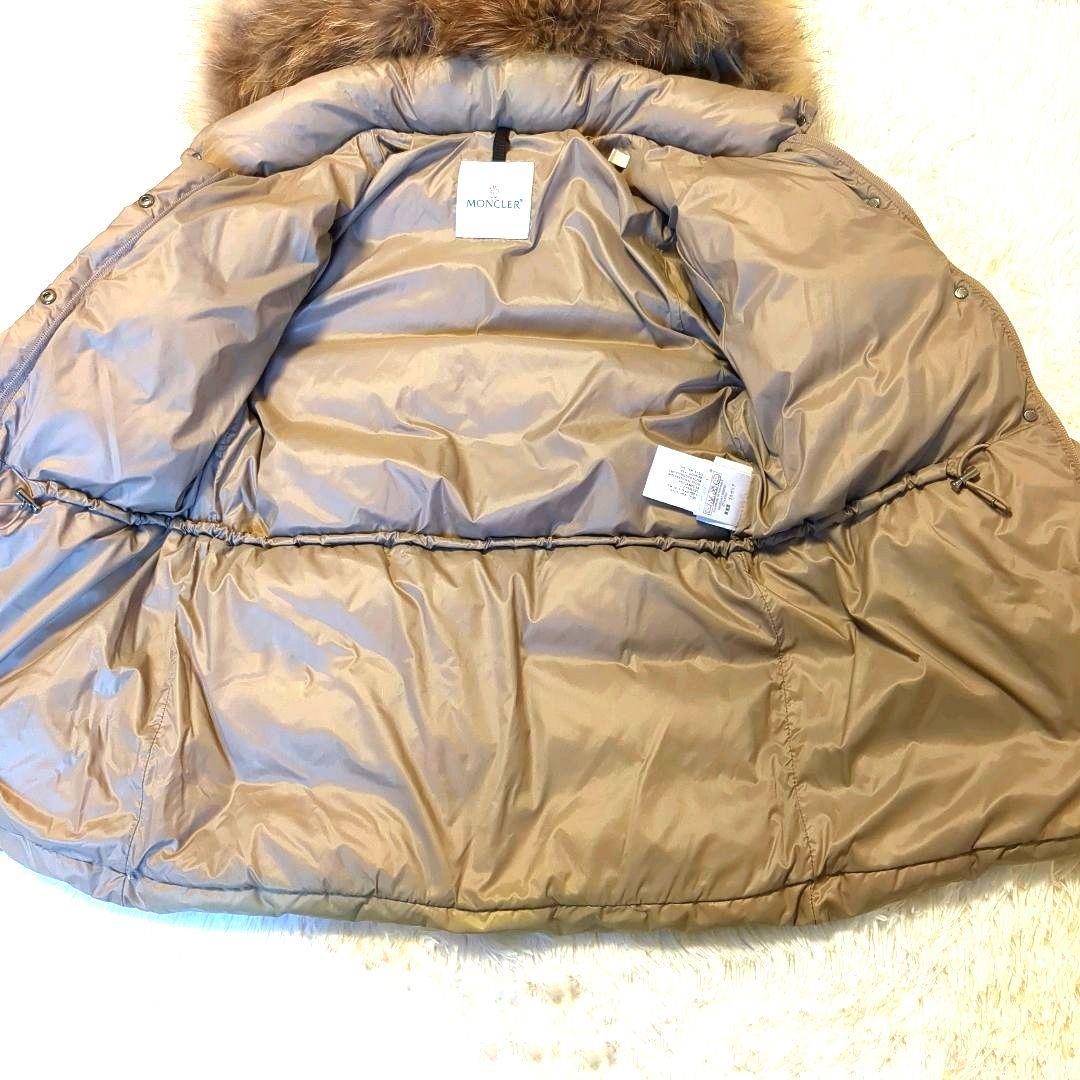 美品✨️　モンクレール　ヴァレンティーヌ　ダウン　ラクーンファー　フード付　00