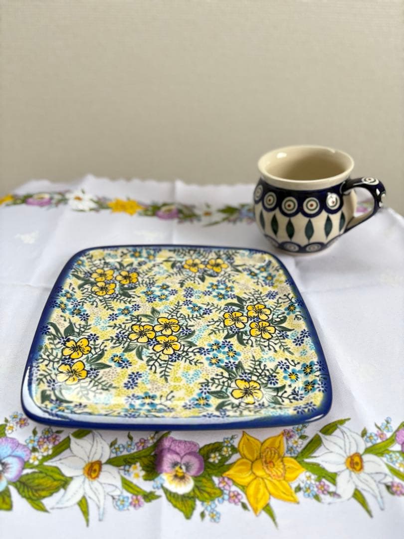 ポーリッシュポタリー ポーランド食器 皿 マグカップ セット