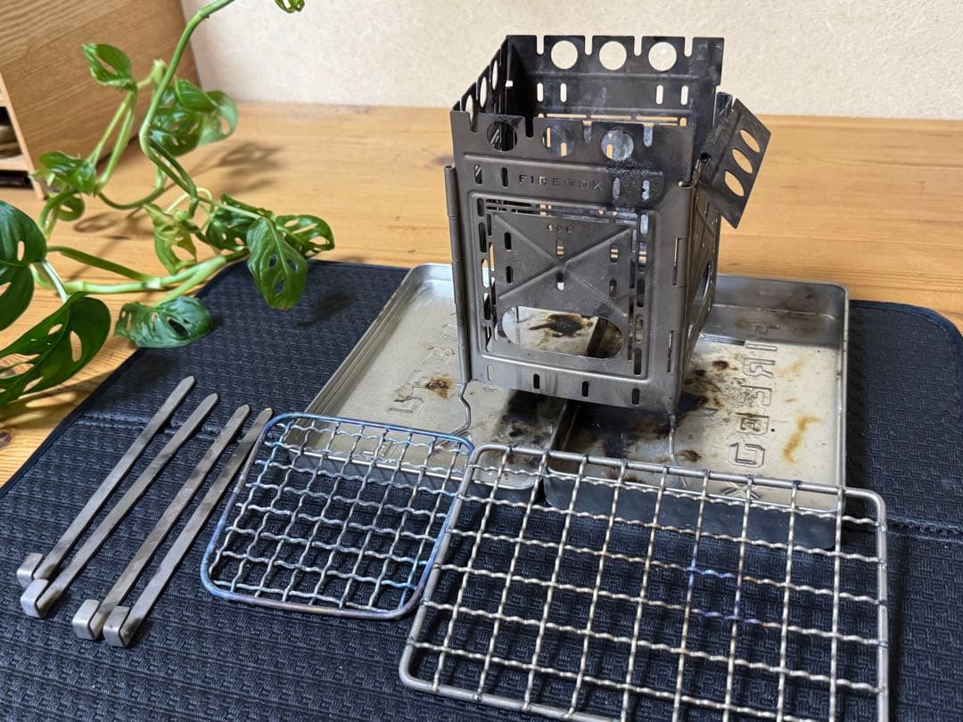 「チタン製」ファイヤーボックス 焚き火台