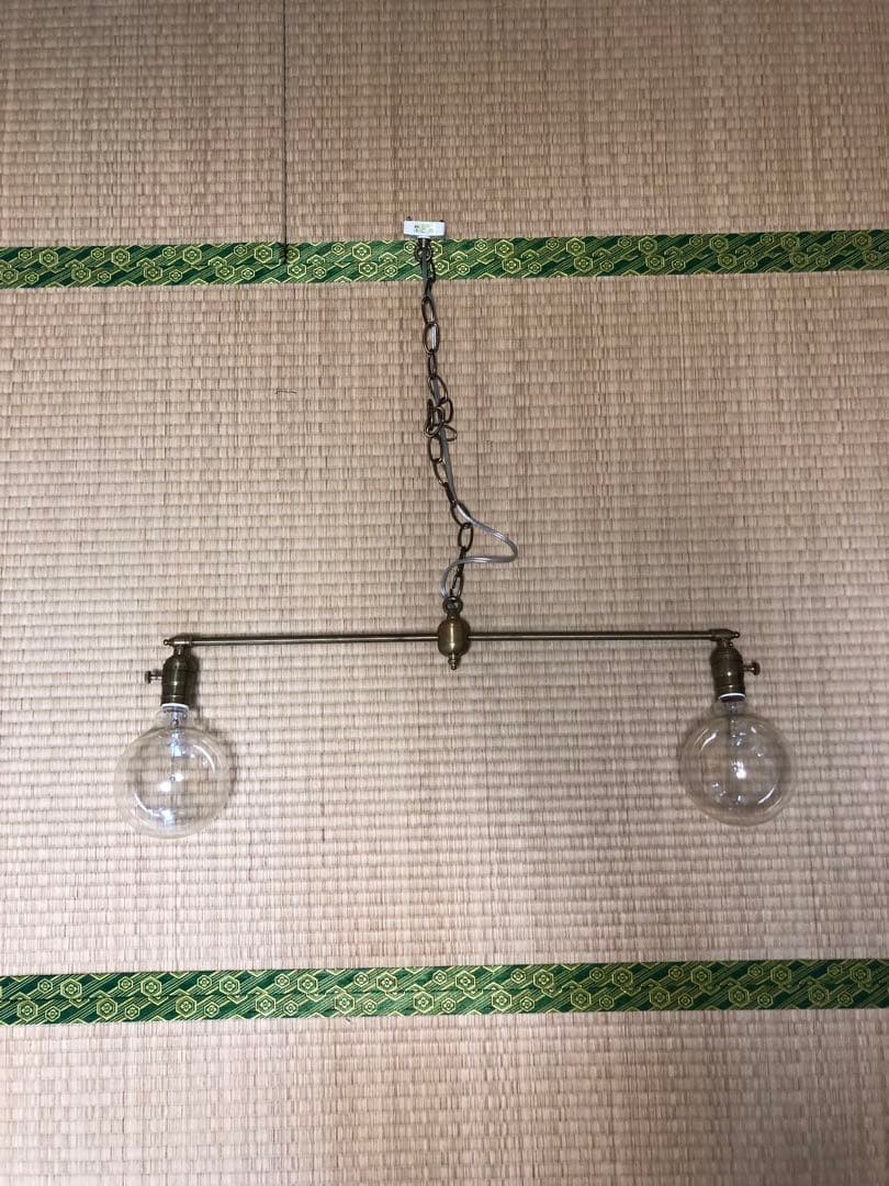 POINT NO.39 真鍮ライト2灯 ＋ 真鍮フランジ